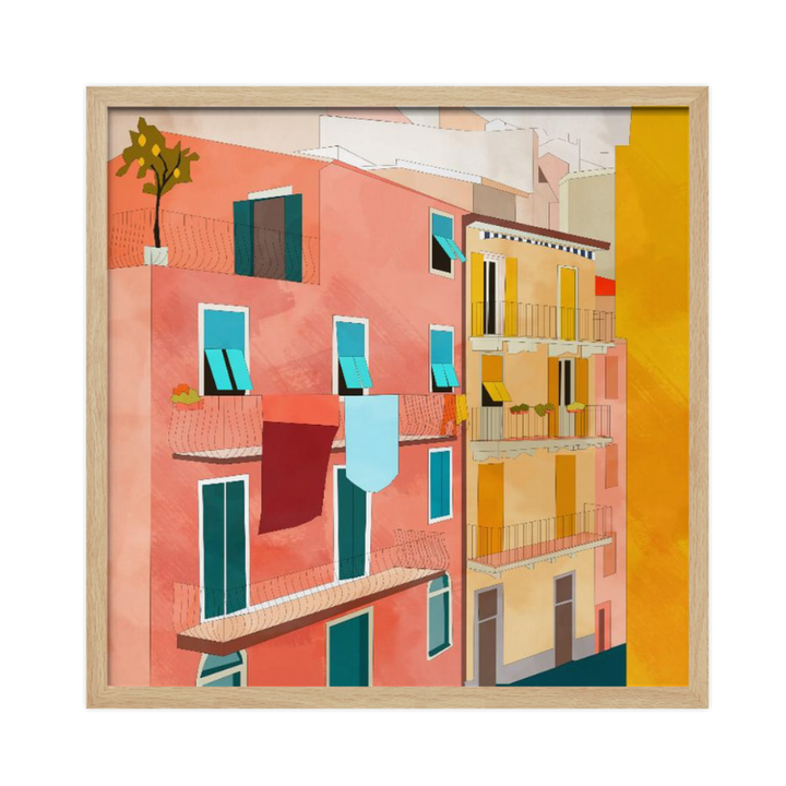 Cuadro "Little Italy Houses"