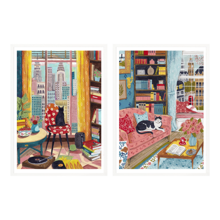 Set de cuadros "Cozy City Moments"