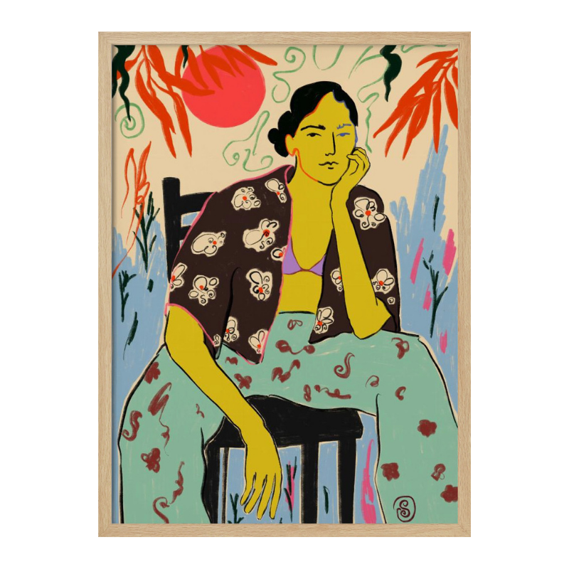 Cuadro "Sun and Waves"