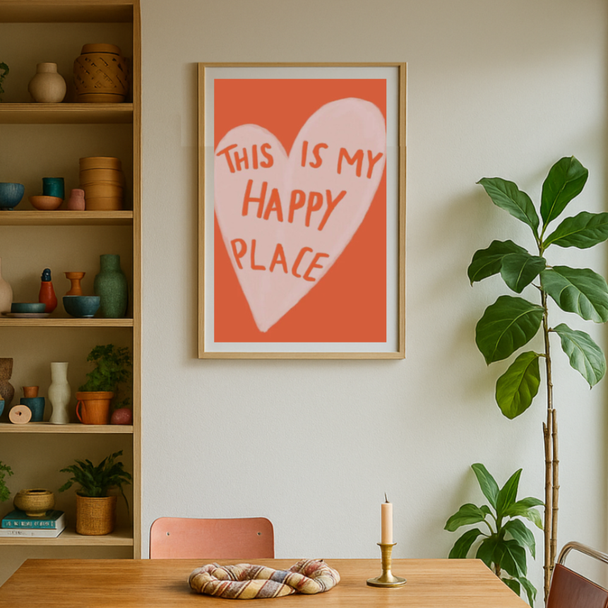 Cuadro "Happy Place"