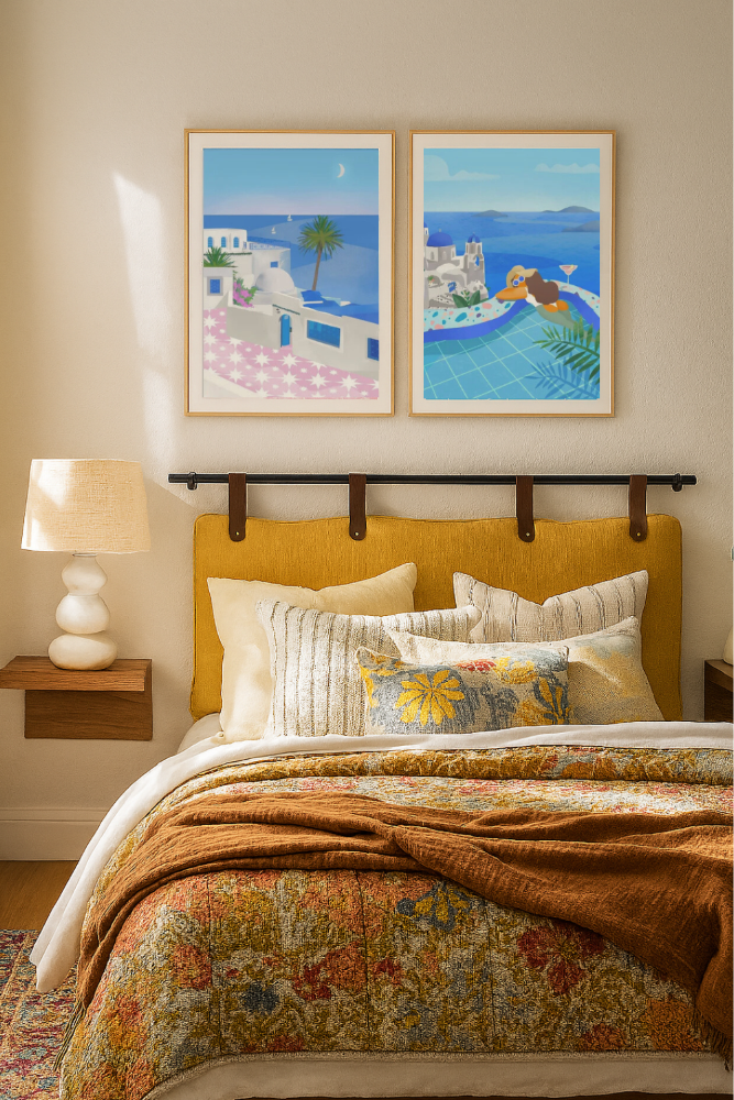 Set de cuadros "Mediterranean Dreams"