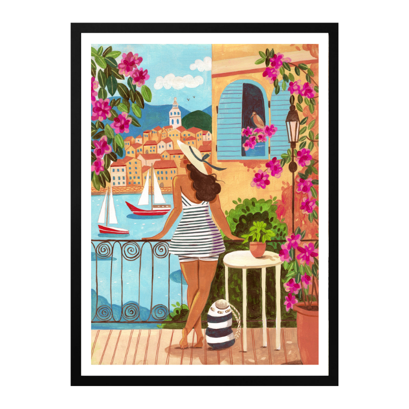 Cuadro "Woman in Saint-Tropez"