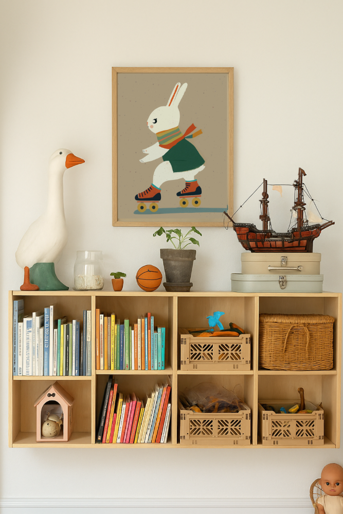 Cuadro "Inline Skating Bunny"