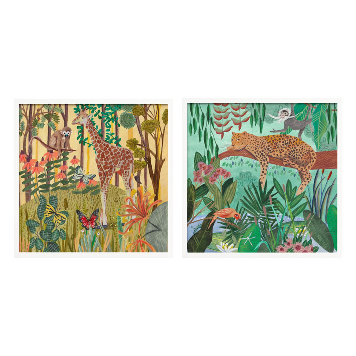 Set de cuadros "Jungle Friends"