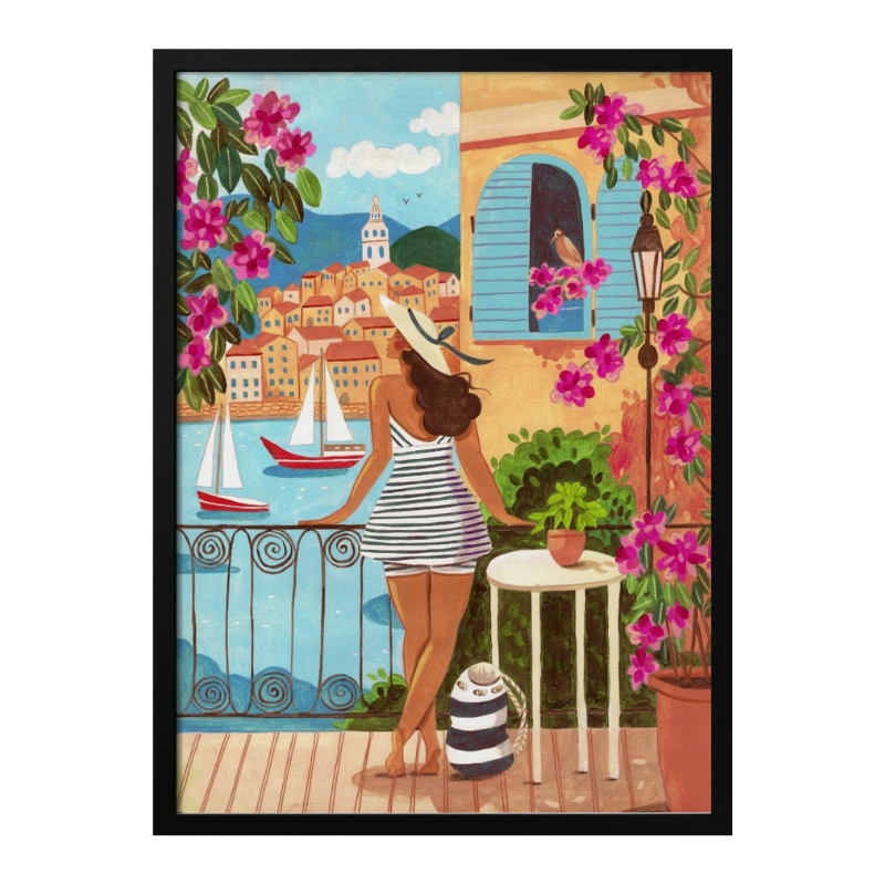 Cuadro "Woman in Saint-Tropez"