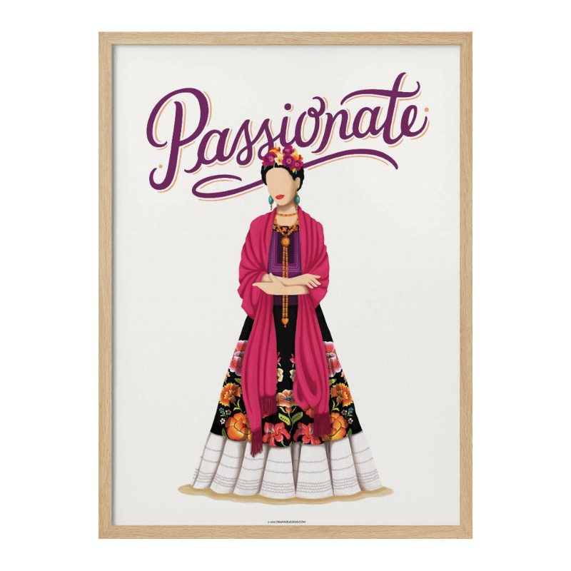 Cuadro "Frida Passionate"