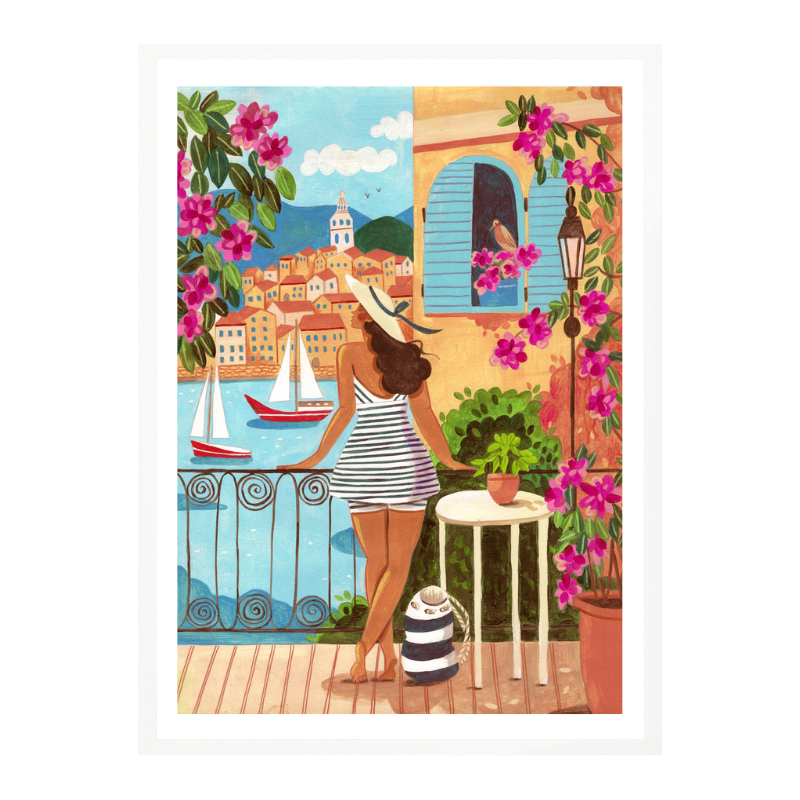 Cuadro "Woman in Saint-Tropez"