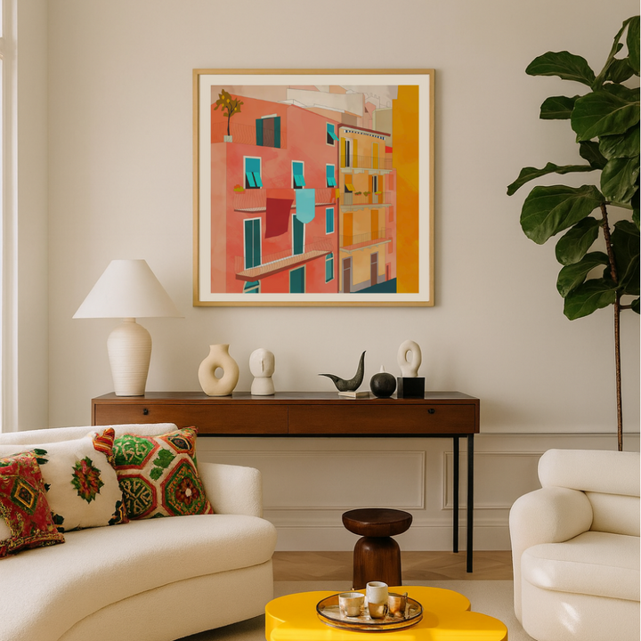 Cuadro "Little Italy Houses"