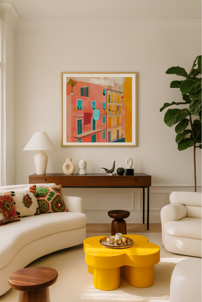 Cuadro "Little Italy Houses"