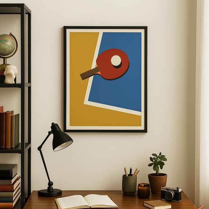 Cuadro "Table Tennis Team Red"