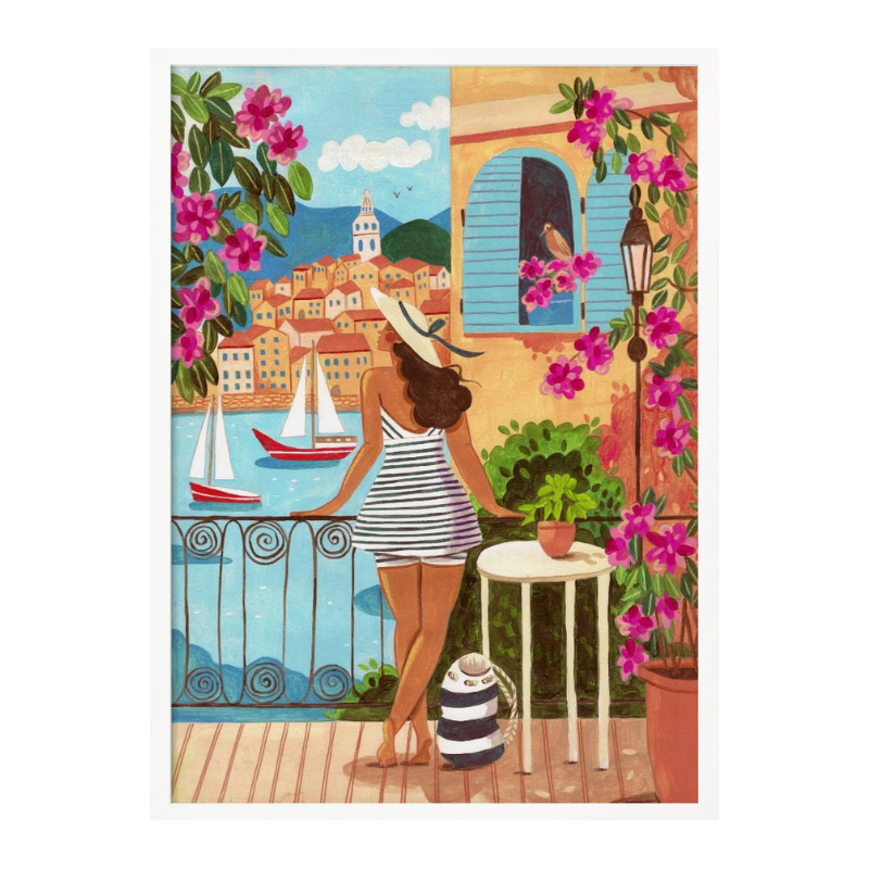 Cuadro "Woman in Saint-Tropez"