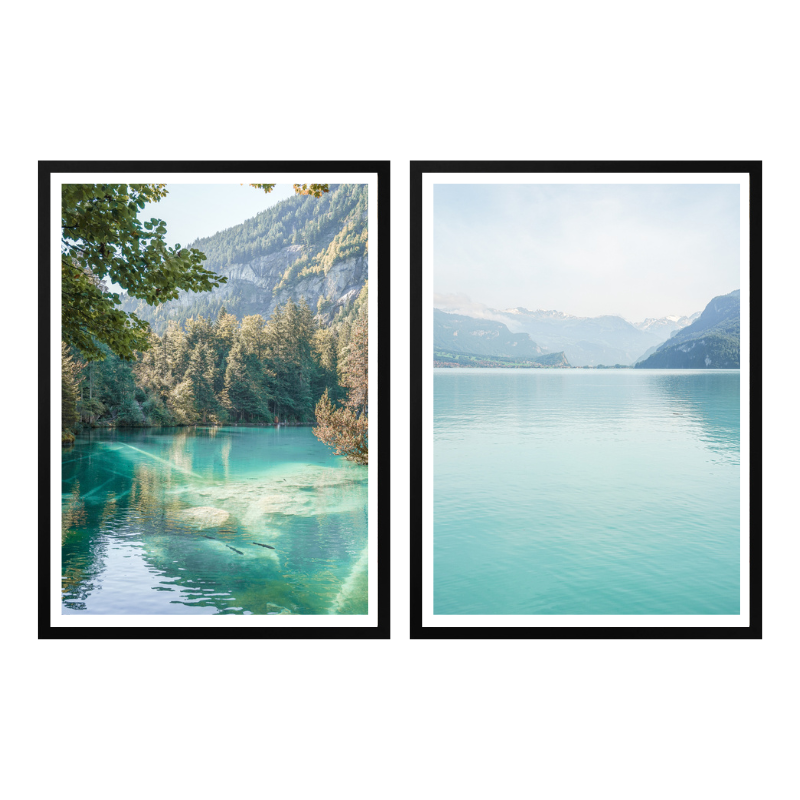 Set de cuadros "Still Waterscape"