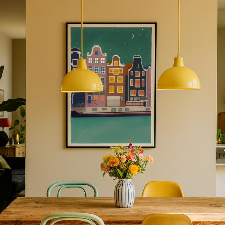 Cuadro "Amsterdam by night"