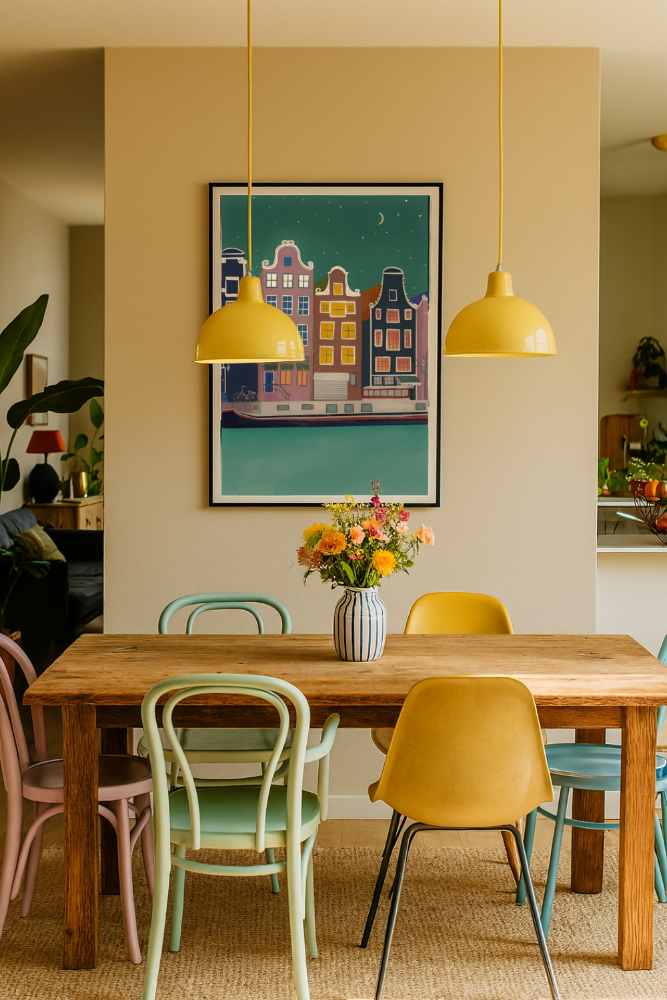 Cuadro "Amsterdam by night"