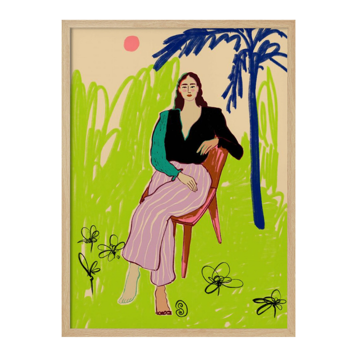 Cuadro "Relaxed Woman"