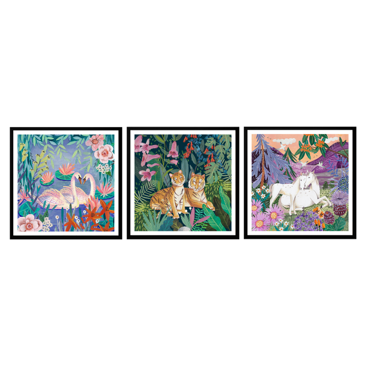 Set de cuadros "Wild Harmony"