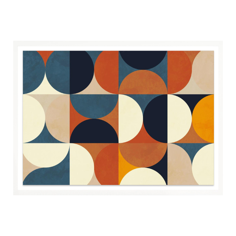 Cuadro "Geometry New12 Marron"