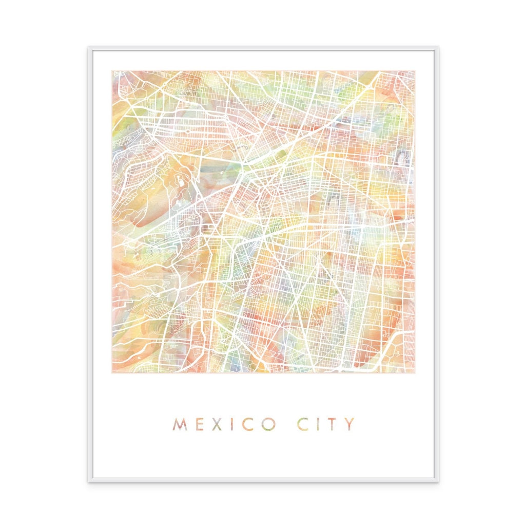 Cuadro "Mexico Watercolor"