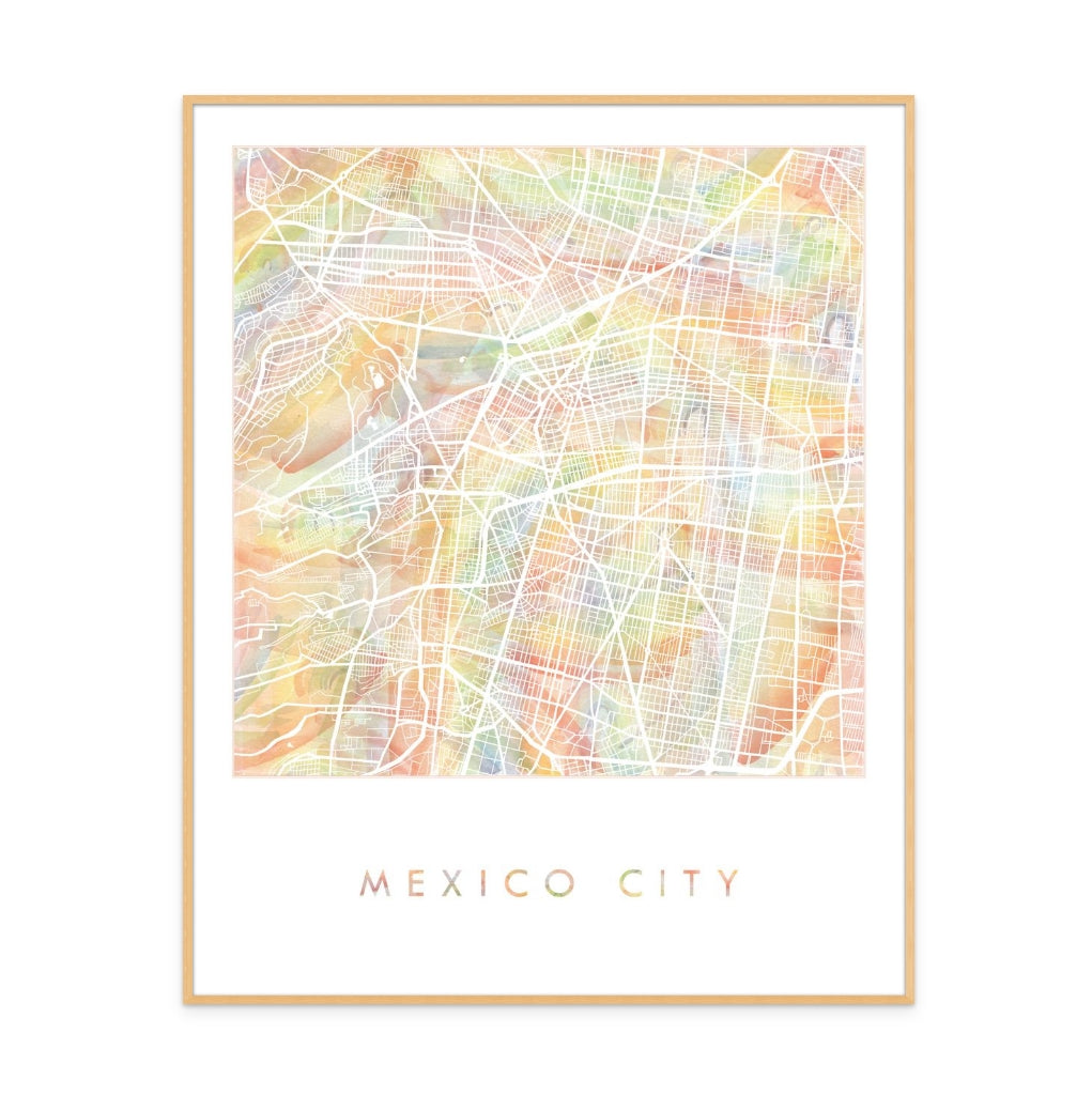 Cuadro "Mexico Watercolor"