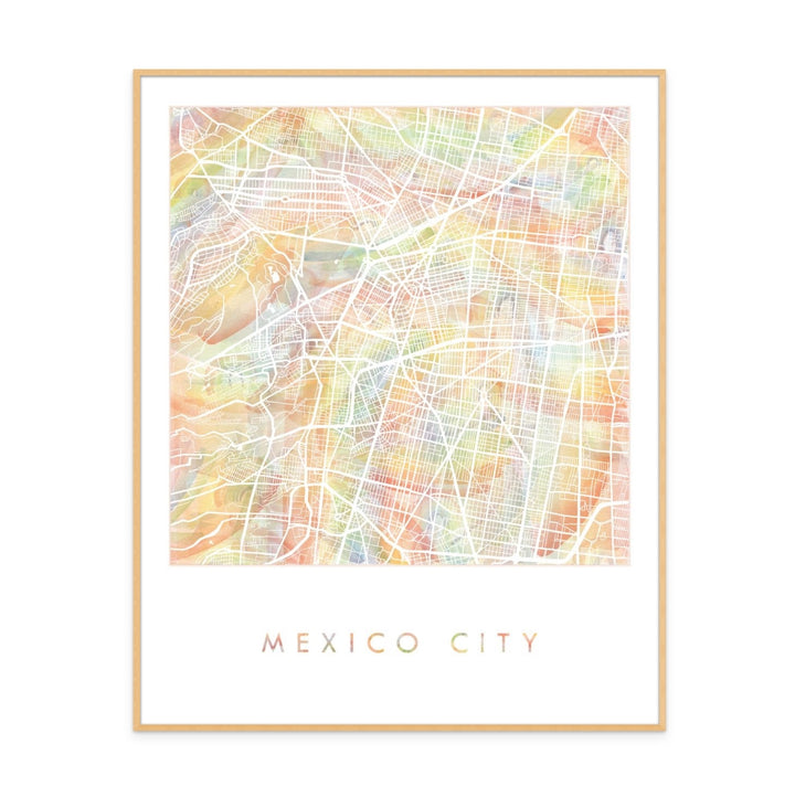 Cuadro "Mexico Watercolor"