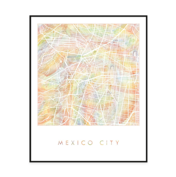Cuadro "Mexico Watercolor"
