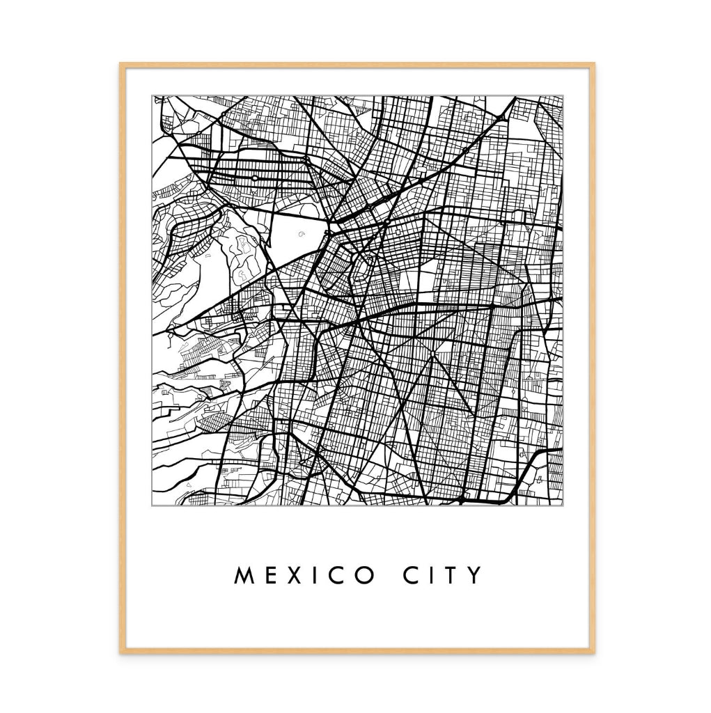 Cuadro "Mexico Blanco y Negro"