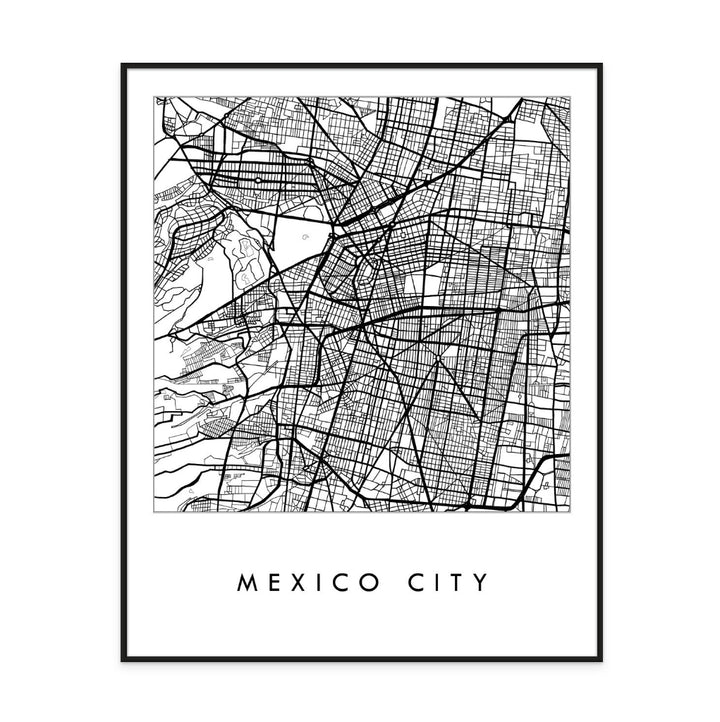 Cuadro "Mexico Blanco y Negro"