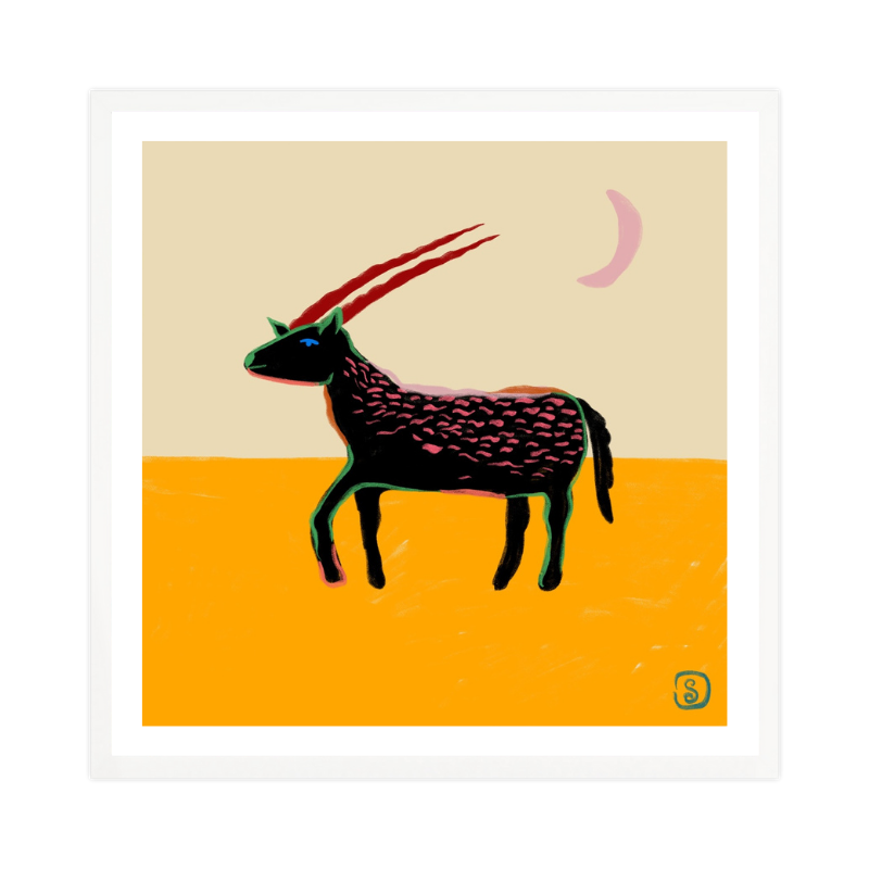 Cuadro "Stylized Animal With Vibrant Colors"