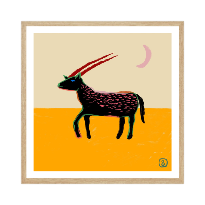 Cuadro "Stylized Animal With Vibrant Colors"