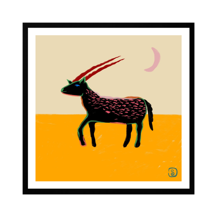 Cuadro "Stylized Animal With Vibrant Colors"