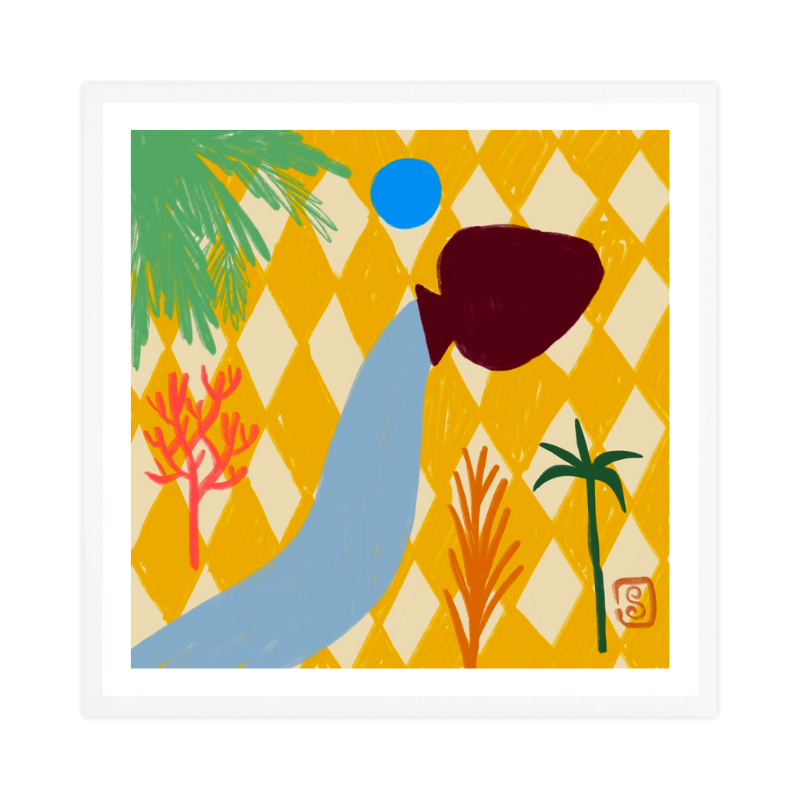 Cuadro "Vibrant Oasis Flow"