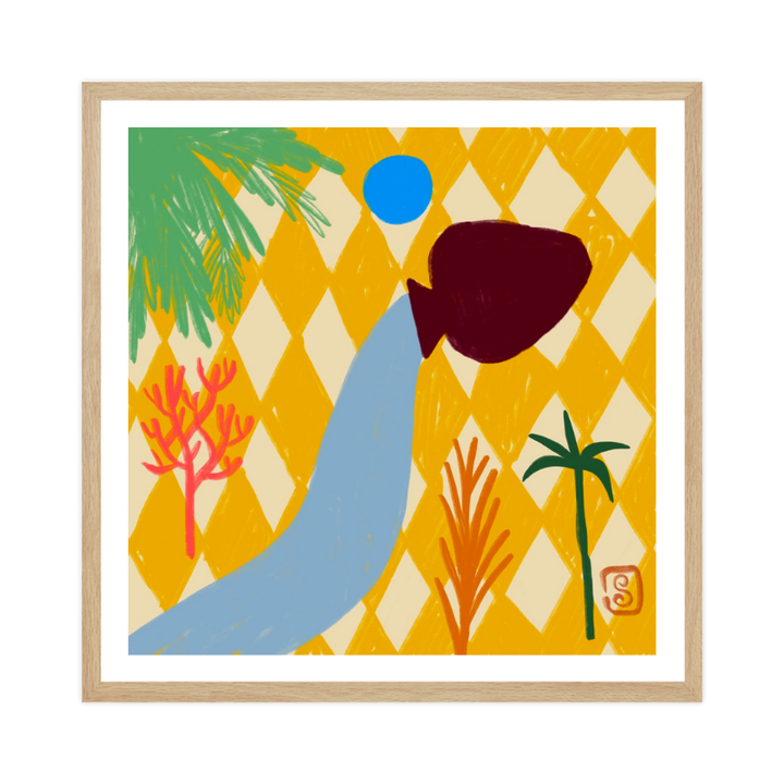 Cuadro "Vibrant Oasis Flow"