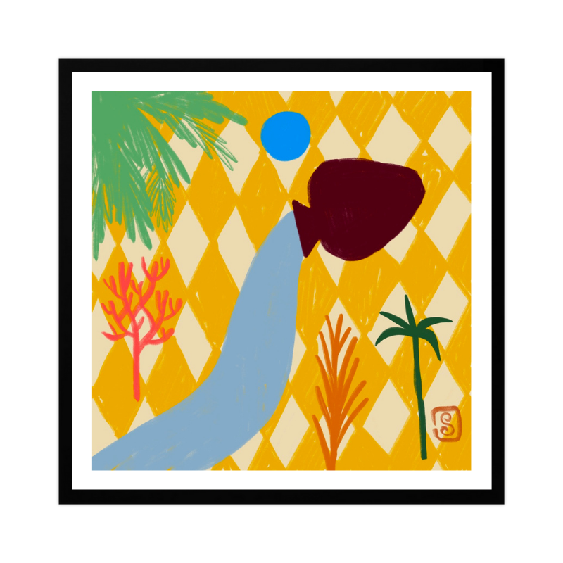 Cuadro "Vibrant Oasis Flow"