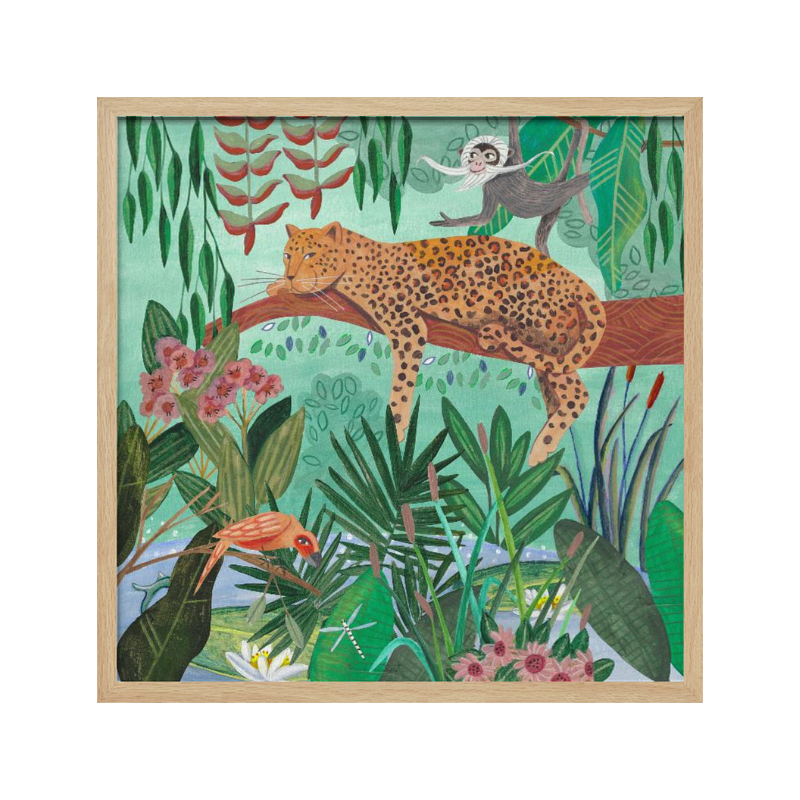 Cuadro "Leopard in the jungle"