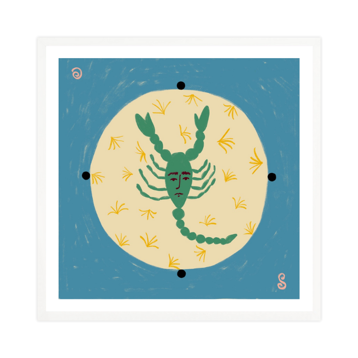 Cuadro "Scorpion With A Human Face"