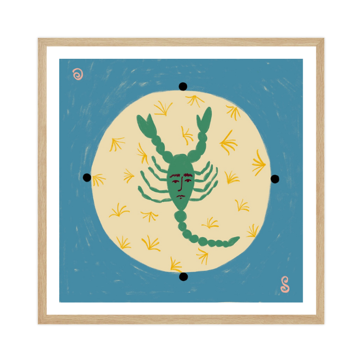 Cuadro "Scorpion With A Human Face"