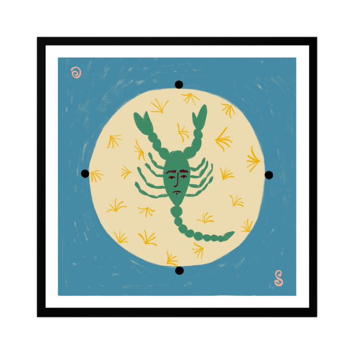 Cuadro "Scorpion With A Human Face"