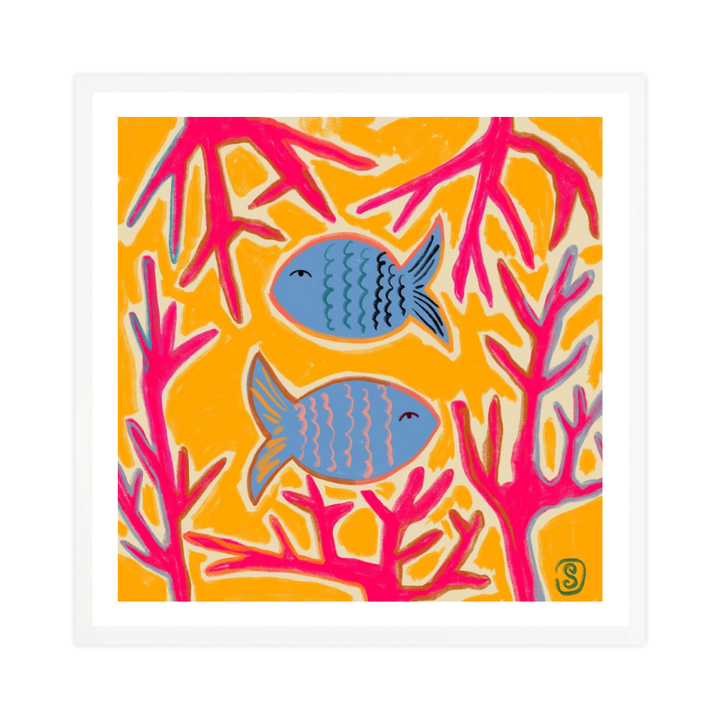 Cuadro "Coral Companions"