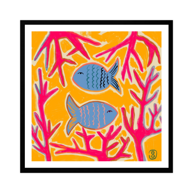 Cuadro "Coral Companions"