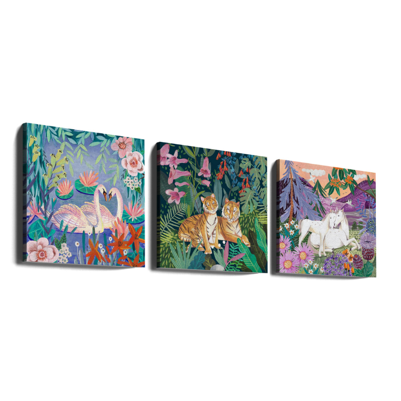 Set de cuadros "Wild Harmony"