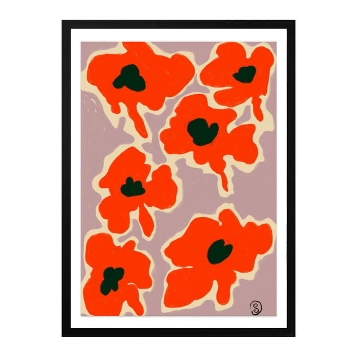 Cuadro "Vibrant Poppy Flowers"