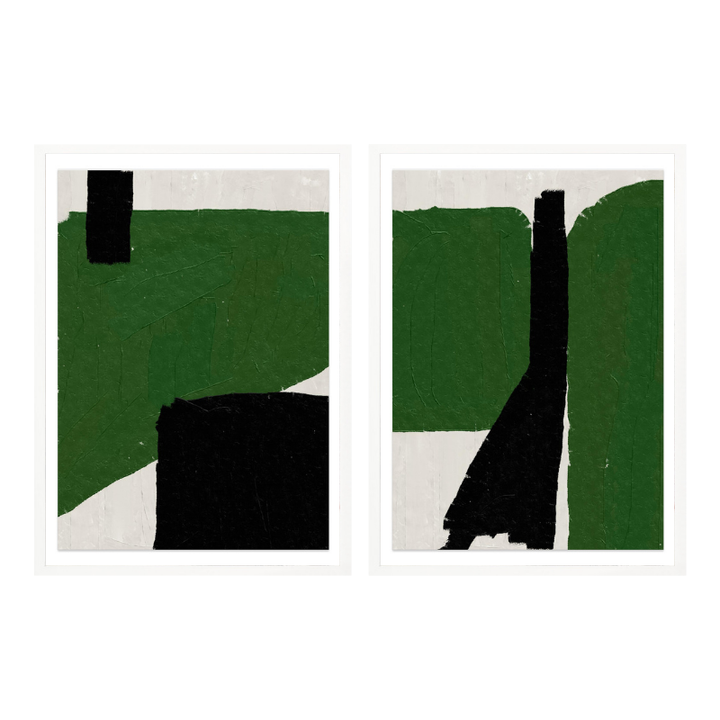 Set de cuadros "Abstract Terrain"