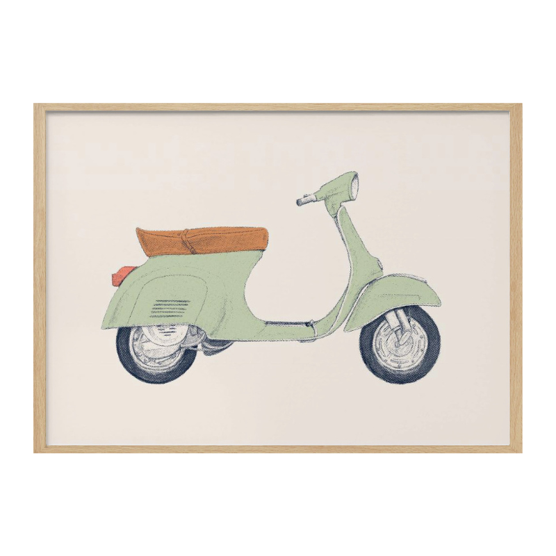 Cuadro "Vespa Print"