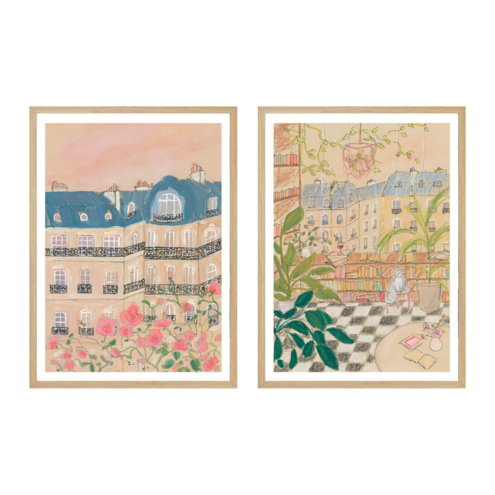 Set de cuadros "Parisian Daydreams"