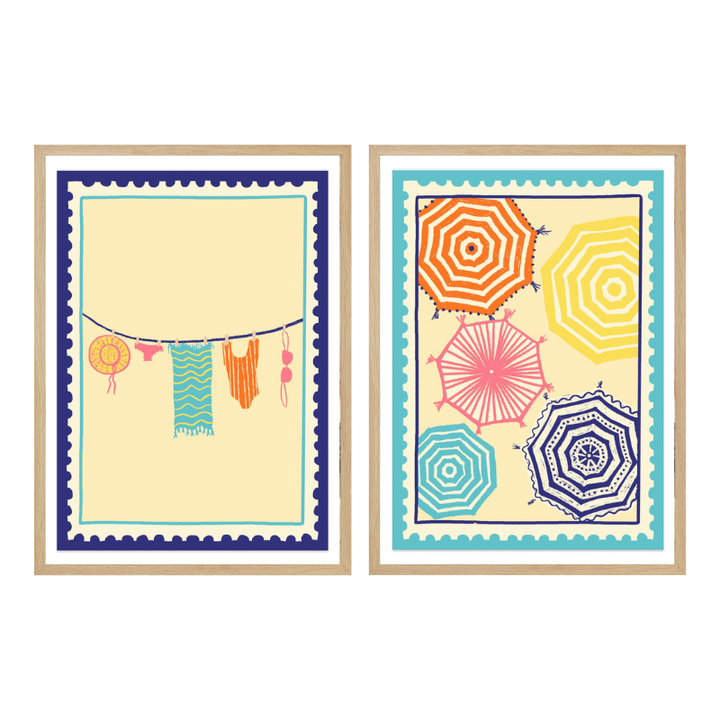 Set de cuadros "Beach Shades"