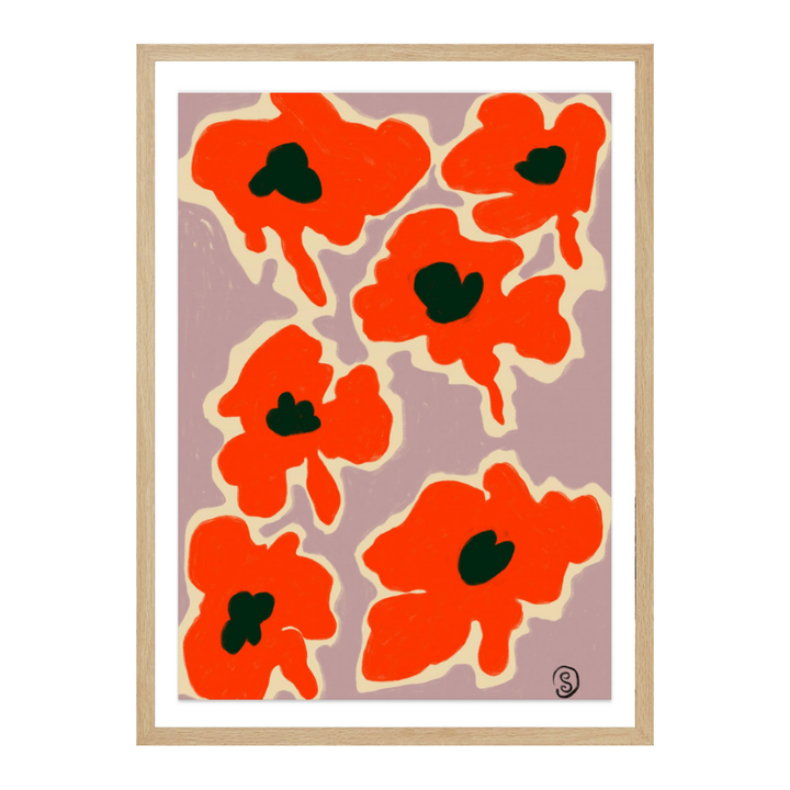 Cuadro "Vibrant Poppy Flowers"