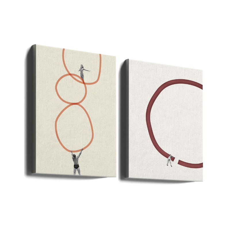 Set de cuadros "Loops of Life"