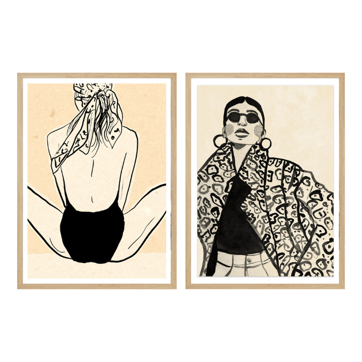 Set de cuadros "Beach Vibes"