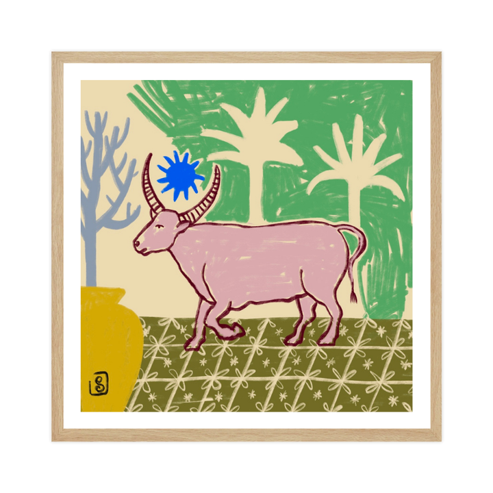 Cuadro "Azure Horned Oasis"