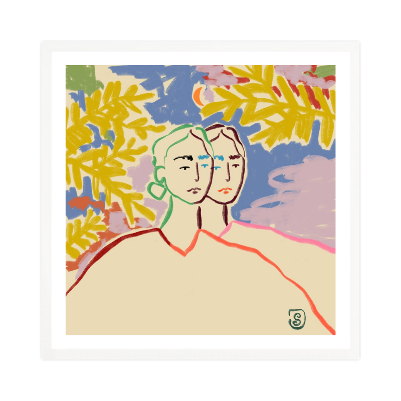 Cuadro "Dual Serenity"